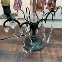 Set Vintage French Girandole Table Lamp Candelabra