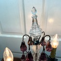 Set Vintage French Girandole Table Lamp Candelabra