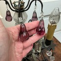 Set Vintage French Girandole Table Lamp Candelabra