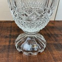 Tall Stunning Lead Crystal Vase 12" Tall Footed Ba