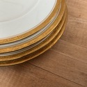 Royal Worcester Athena 4 Bread Butter Plates Whit 