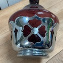 Purple Amethyst Farberware Decanter Bottle Chrome 
