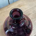 Purple Amethyst Farberware Decanter Bottle Chrome 