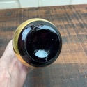 Art Nouveau Vase Amethyst Purple Glass Gold Enamel