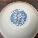 2 Liberty Blue Cereal Bowls Historic Colonial Scen