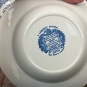 6 Liberty Blue Staffordshire Soup Bowls Old North 
