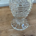 Gregorian Strawberry Waterford Vase 7" Footed