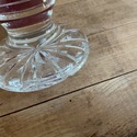 Gregorian Strawberry Waterford Vase 7" Footed