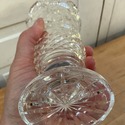 Gregorian Strawberry Waterford Vase 7" Footed