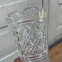 Gregorian Strawberry Waterford Vase 7" Footed