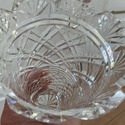 Gregorian Strawberry Waterford Vase 7" Footed