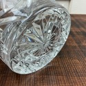 Vintage Crystal Ice Bucket Pinwheel Fan Pineapple 