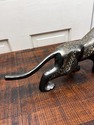 Hand Etched Brass Tiger Figure Roaring Walking Lar