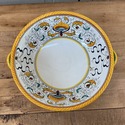 Deruta Italy Pottery Serving Bowl Double Side Hand
