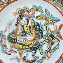 1000 Butterflies Chinese Export Plate 8.5" Colorfu