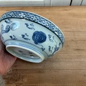 Japanese Imari Ware Bowl White Blue Chang Ming fu 