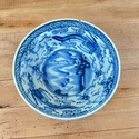 Japanese Imari Ware Bowl White Blue Chang Ming fu 