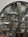 Silverplate Flatware Utensil Round Trivet Godinger