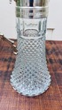 Vintage Glass Silverplate Wine Decanter Pitcher Ju