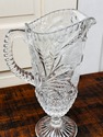 Vintage Lead Crystal Glass Large Pitcher Jug West 
