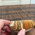 Onyx Trinket Jewelry Box Warm Caramel Rust Cream E