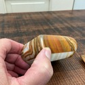 Onyx Trinket Jewelry Box Warm Caramel Rust Cream E
