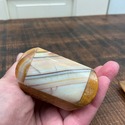 Onyx Trinket Jewelry Box Warm Caramel Rust Cream E