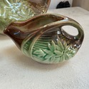 McCoy Green Daisy Tea Set Teapot Sugar Creamer Vin
