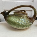 McCoy Green Daisy Tea Set Teapot Sugar Creamer Vin