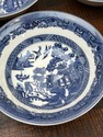 4 Blue Willow Cereal Bowls Johnson Brothers Englan