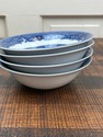 4 Blue Willow Cereal Bowls Johnson Brothers Englan