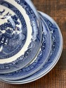 4 Blue Willow Cereal Bowls Johnson Brothers Englan