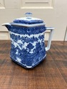 Blue Willow Teapot Ringtons Ltd Tea Merchants Blue