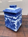 Blue Willow Canister Jar Ringtons Ltd Tea Merchant