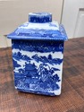 Blue Willow Canister Jar Ringtons Ltd Tea Merchant