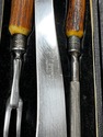 Antique Sheffield England Carving Knife Stag Handl
