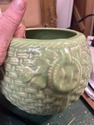Vintage McCoy Pottery Planter Jardiniere Seafoam Q