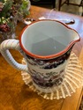 Ridgway English Transferware Large Pitcher Jug Ima