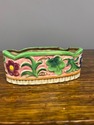 Vintage Ceramic Planter Japanese Majolica Cottagwa