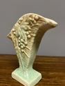 Vintage McCoy Pottery Fan Vase 1940s Unsigned Embo