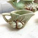 McCoy Pinecone Teapot Sugar Creamer Set Vintage Po