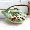 McCoy Pinecone Teapot Sugar Creamer Set Vintage Po