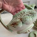 McCoy Pinecone Teapot Sugar Creamer Set Vintage Po