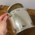 Silverplate Ice Bucket MCM Modern Monogram D Apoll