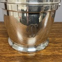 Silverplate Ice Bucket MCM Modern Monogram D Apoll