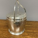 Silverplate Ice Bucket MCM Modern Monogram D Apoll