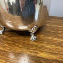 Rogers MCM Silverplate Ice Bucket White Glass Insu