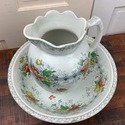 Antique Pitcher and Basin Bowl Set FJ Emery Sherwo