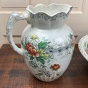 Antique Pitcher and Basin Bowl Set FJ Emery Sherwo