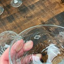 9 Libbey Rock Sharpe Brandy Snifters Etched Cornfl
